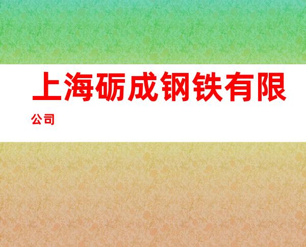 上海砺成钢铁有限公司