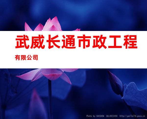 武威长通市政工程有限公司