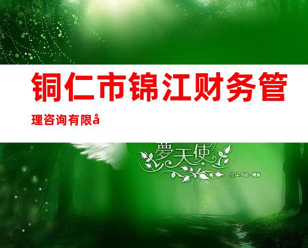 铜仁市锦江财务管理咨询有限公司